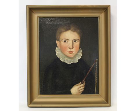 LATE 19TH CENTURY ENGLISH SCHOOL.Copy of an early 19th century portrait of a boy.Oil on canvas.43cm x 33cm. 