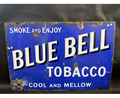 A Blue Bell Tobacco rectangular enamel sign, 30 x 20". 