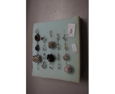 Mixed Lot: various costume jewellery, rings