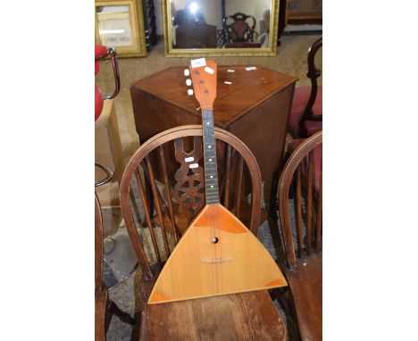 Russian balalaika instrument