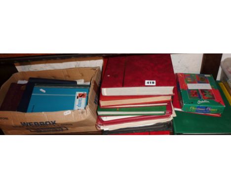 A good stamp collection in 12 albums inc. QV and British, Commonwealth and World and some loose