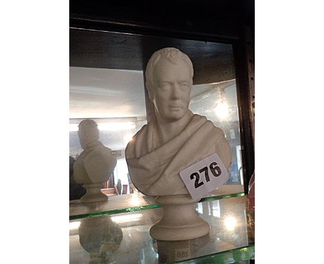 Goss Parian china bust of Sir Walter Scott