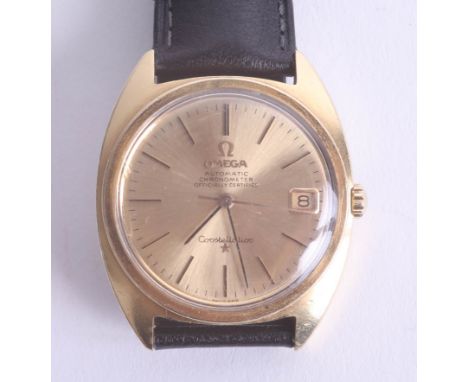 Omega, a gent's 18ct Constellation wristwatch, automatic, Chronometer.