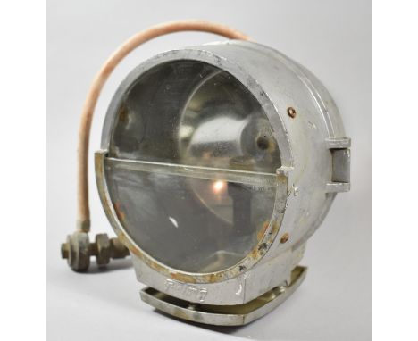 A Bullfinch Butane or Propane Mini Flood Lamp, 22cm high 