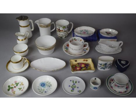 A Collection of Various Ceramics to include Mintons Five Piece Part Coffee Set to comprise Water Jug, Milk Jug, Sugar, Coffee