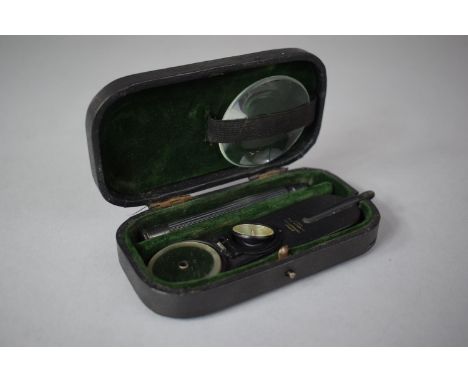A Vintage Morton's Ophthalmoscope by J L Hatrick, Complete 