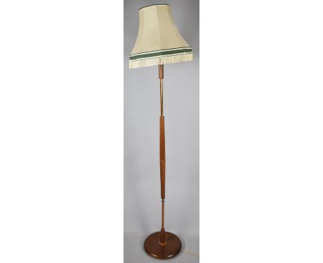 A 1970's Standard Lamp and Shade 