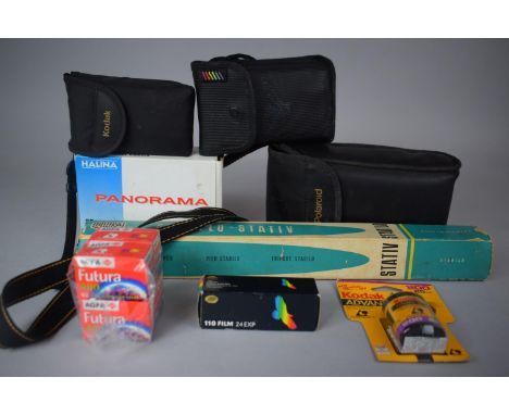 A Small Collection of Vintage Cameras, Tripod etc 