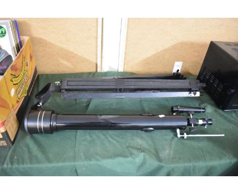 A Tasco Telescope on Tripod, Missing Support Screws 