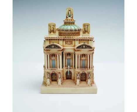 This intricately detailed resin sculpture  is part of the company's renowned line of hidden scene sculptures and features a h