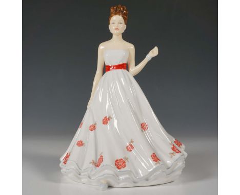 This exquisite Royal Doulton figurine, Alison HN5564, is part of the beloved Pretty Ladies collection, known for its elegant 