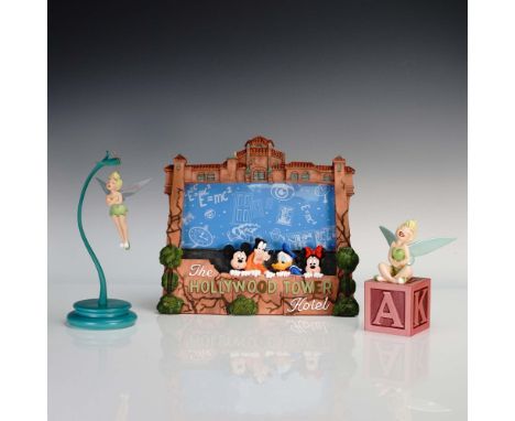 Set of four Disney collectible items from the Walt Disney Classics Collection, each with original boxes and certificates of a