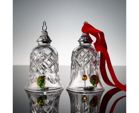 This charming 2-piece set includes the 3rd and 4th Edition bell ornaments from Waterford Crystal's 12 Days of Christmas Colle