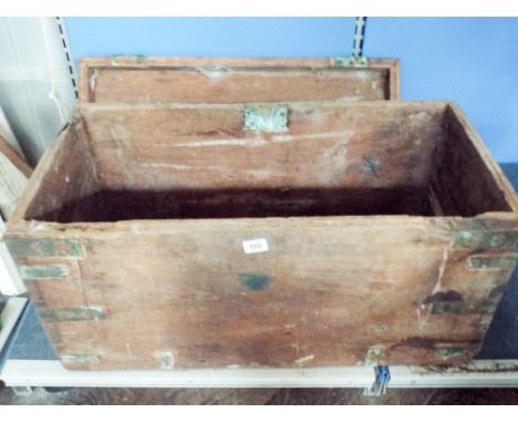 Old wooden trunk