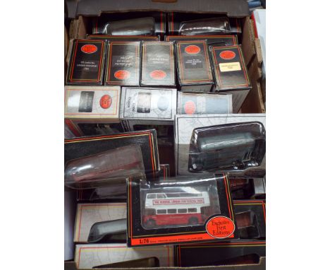 Approximately 21 Exclusive First Edition die cast model buses 