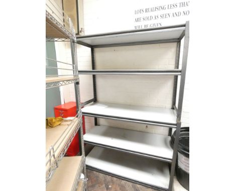 Metal 5 shelf garage shelving unit