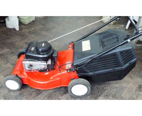 A Sovereign with Briggs and Stratton engine self propelled lawn mower 