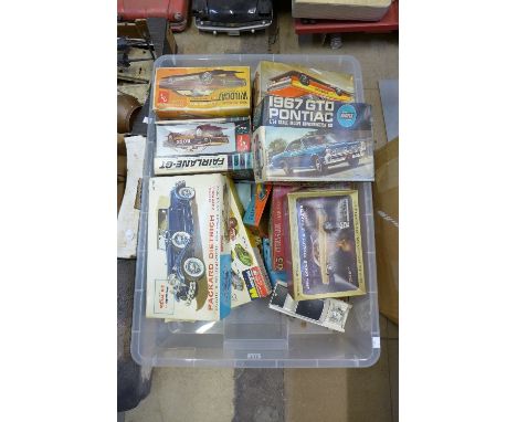 Assorted model toy cars