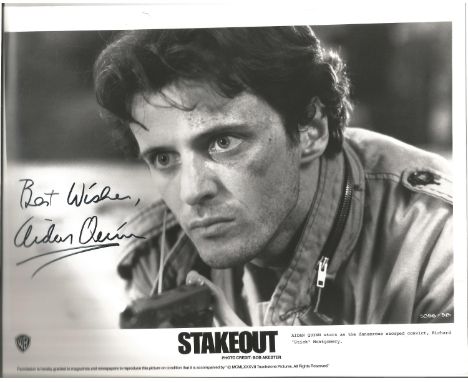Aidan Quinn signed 10x8 black and white Stakeout photoradar Quinn (born March 8, 1959) is an American actor who made his film