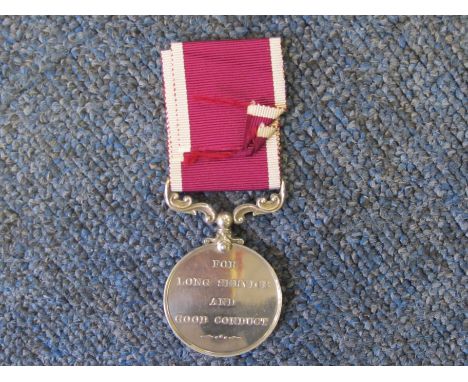 GRV Army Long Service medal to 4523815 Pte H Cook RTC (Royal Tank Corps)  