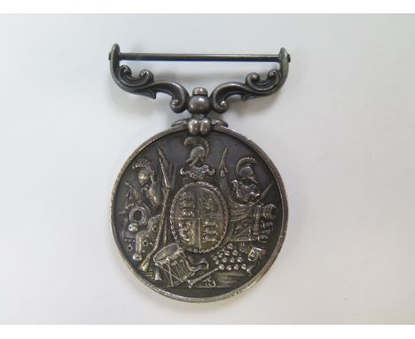 Army LSGC Medal to 107 Sergt J Cooke 7th Hussars, born Stockport, entitled to Crimea with Sebastopol clasp, Turkish Crimea, I