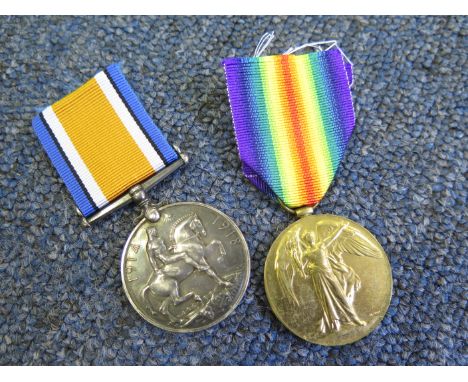 BWM & Victory Medal to 50211 Pte S G Lawrence Suffolks. Died 1st June 1917 with the 11th Bn. Born Chesterton, Cambs. On the A