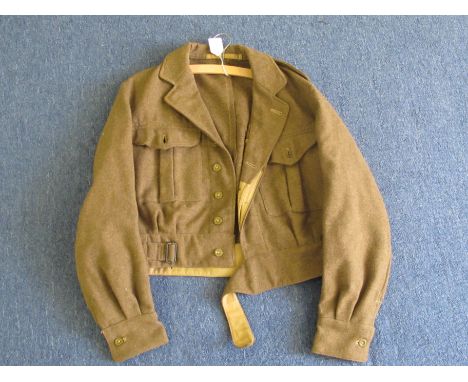 Green blouse battledress, pattern 1949, Hirst and Thackway ltd 1952