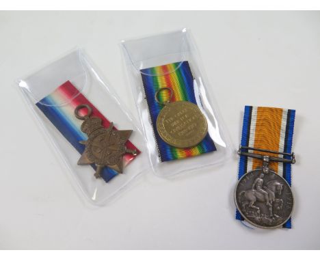 1914 Star Trio to 18274 Sapr R Baker RE. Died serving with the 59th Field Co on 31/1/1919. Buried St Symphorien Military Ceme