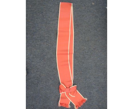 GBE a sash ribbon for a Grand Commander of the Order of the British Empire, VGC
