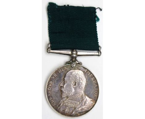 Volunteer Long Service medal (Edward VII) 7301 Cpl. R. Wemyss, 5/VB Royal Scots. 