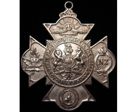 Tribute silver medal - shows badges for Australia, Canada, New Zealand and South Africa. Reads - To commemorate your share in