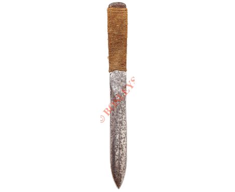 WW2 SOE Agent / Far East “Chindit” Concealed / Assassination Knife Illustrated in Fighting Knives by F.J. Stephens. A very ra