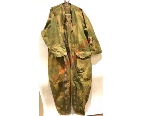 WW2 Special Operations Executive SOE Agent’s Jump Suit. A rare example of the camouflage one piece jump suit, of the pattern 