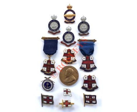 Small Selection of Royal National Life Boat Institution Lapel Badges etc. An interesting and varied selection including: Silv