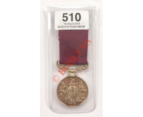 55th Foot (Westmoreland) Victorian Army Long Service &amp; Good Conduct Medal. Awarded to “1710 PTE G. KNOWLES 55TH FOOT” Imp