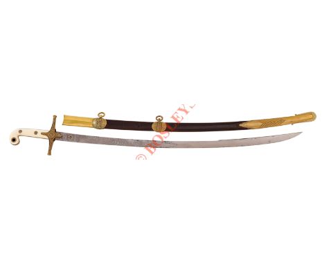 Mid Victorian General Officer’s 1831 pattern Mameluke hilted sword A good and rare example by Louis Holebeck 4 New Bond Stree