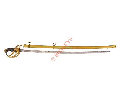 William IV General Officer / Staff Officer Levee Pattern Sword. A rare example with a narrow curved piped back blade. This wi