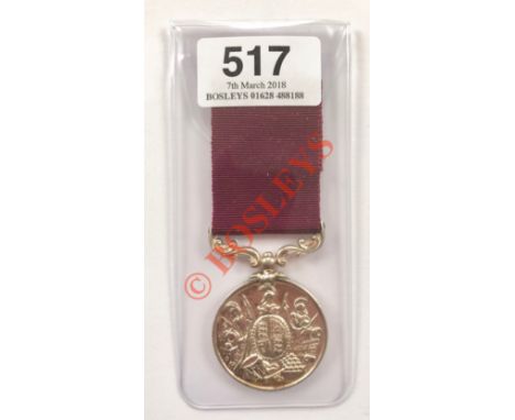 34th (Cumberland) Regiment Victorian Army Long Service & Good Conduct Medal Awarded to “3878 PTE JEREMH REGAN  34TH FOOT”.  P