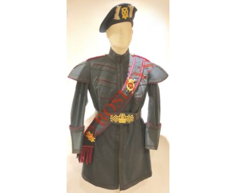 Victorian Royal Company of Archers Field Dress Uniform. A rare near complete example Comprising: Coat of dark green Melton cl