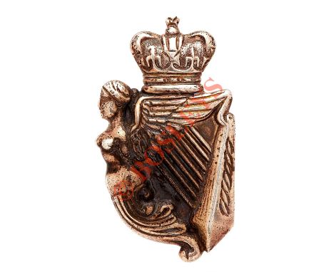 8th King’s Royal Irish Hussars 1954 London hallmarked silver NCO’s arm badge. A good scarce example by Wakely & Wheeler.. Cro