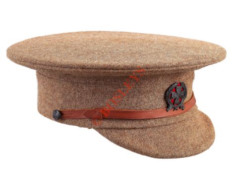 14th Middlesex (Inns of Court) Rifle Volunteers Pre 1908 Peaked Cap. A very good and rare example, modelled on the British Ar