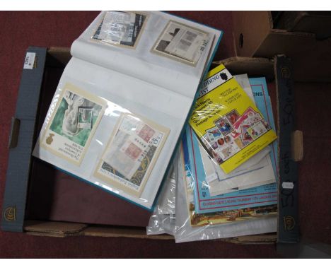 Stamps; A collection of Great Britain stamps, lithographs, covers, PNQS, presentation packs, etc, the lot consists of mint de