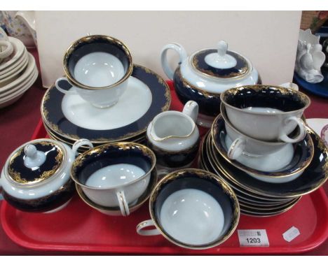 Rosenthal 'Classic Rose' Porcelain Tea Service, of approximately twenty-five pieces.