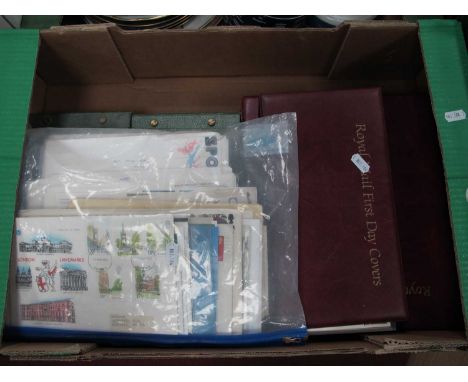 Stamps; Over 300 Great Britain first day covers, housed in four cover albums and some loose, ranging from pre decimal to post