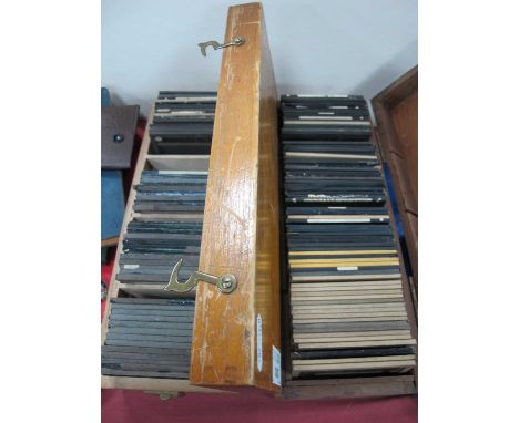 Two Boxes of Magic Lantern Slides, of Cambridge University, etc.