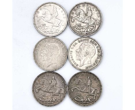 Crowns, 1935 (x6) Mostly VF or better.

Condition: please request a condition report if you require additional information re