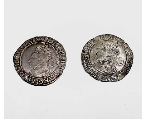 Elizabeth I, Sixpences x 2. 1594 F; 1595 F+, nice detail.

Condition: please request a condition report if you require additi