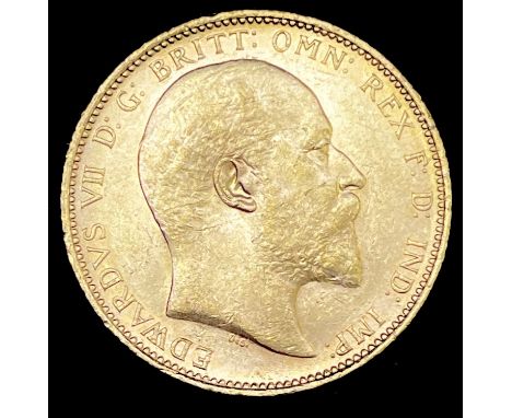 Great Britain Gold Sovereign 1908 NEF Edward VII. Melbourne Mint mark

Condition: please request a condition report if you re