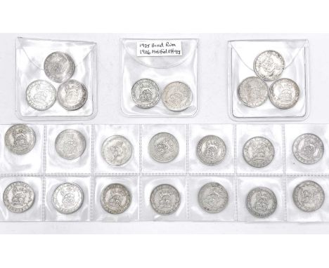 Great Britain Silver 6d King George V - Better examples 1920 - 27 (x14). 1920 (x2), 1921 (x2), 1922, RARE 1923 (x2), 1924, 19