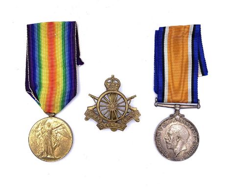 1st World War pair Comprising British War Meal and Victory Medal awarded to 12734 Acting Corporal E. Newson Army Cycling Corp